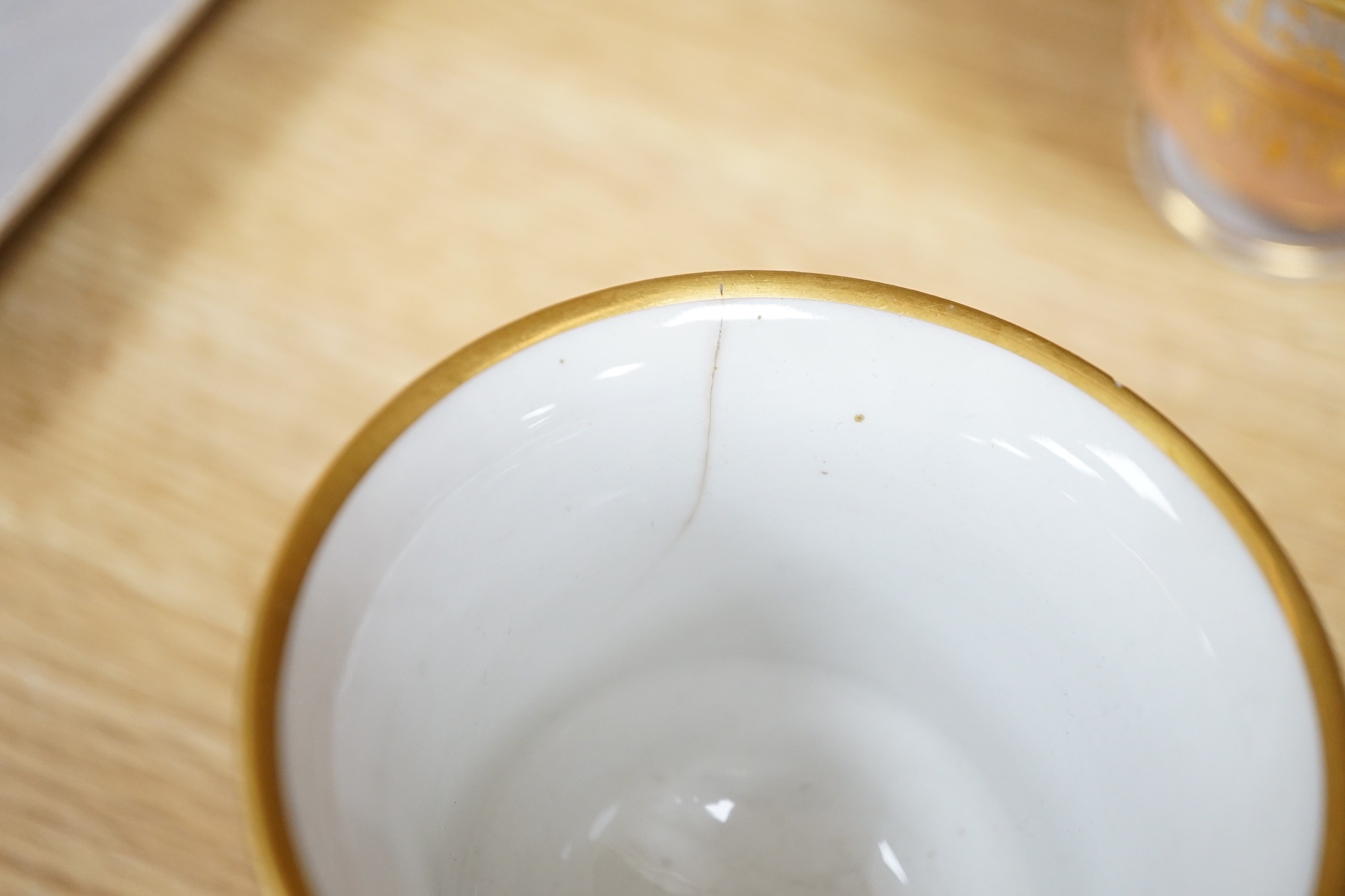 A Worcester Flight Barr and Barr-period part tea service